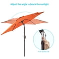 thumbnail image 5 of CHYVARY 7.5 Ft Patio Shade Umbrellas with Tilt Button for Patio, Outdoor, Garden and Pool, Orange, 5 of 8