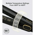 thumbnail image 5 of Terviiix Small Hair Straightener, 0.5" Pencil Edges Flat Iron for Short hair, Black, 5 of 6