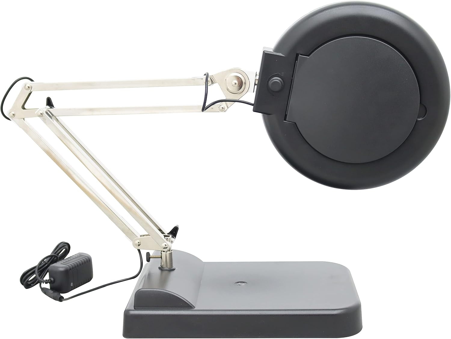 20x Black Benchtop Magnifier Lamp Table Magnifier Lamp