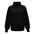thumbnail image 3 of Vedolay Womens Cute Sweater Women's Casual Crewneck Lightweight Pullover Loose Fit Sweater,Black S, 3 of 5