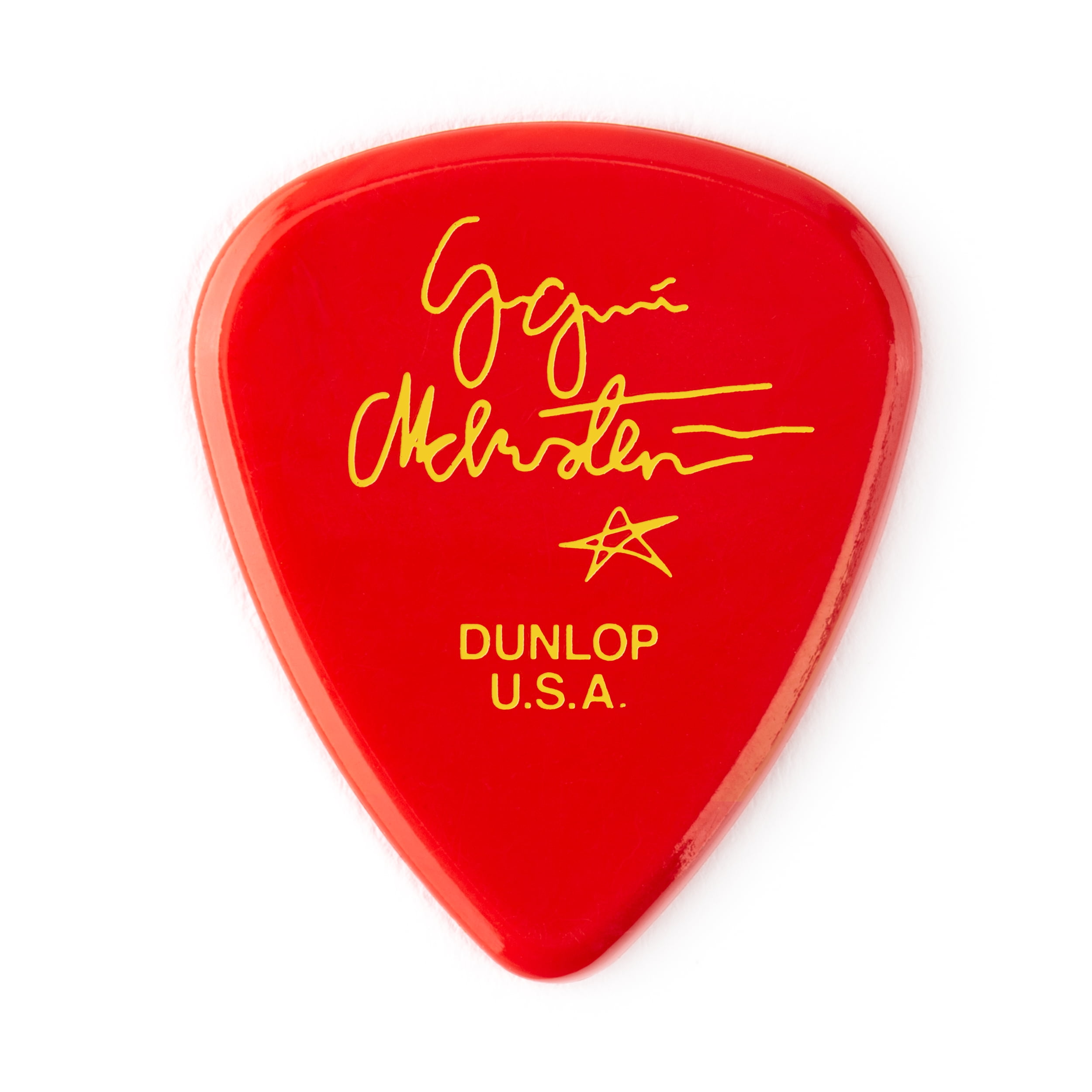 Dunlop Guitar Picks Yngwie Malmsteen Custom Delrin 2.0mm Red 12 Picks