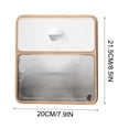 thumbnail image 2 of RKSTN Tissue Container Bathroom Shower Tissue Box Toilet Tissue Box, Perforation- Toilet Paper Dispenser Toilet Hand Paper Box Toilet Paper Storage, 2 of 8