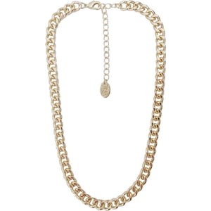 Time and Tru Gold Tone Chunky Curb Chain Necklace