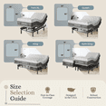 thumbnail image 7 of Sven & Son Harmony Adjustable Bed Base-Frame + 12 in Memory Foam Matt (Medium), Head and Foot Lift, Massage, USB, Memory, Zero Gravity - Twin XL, 7 of 7