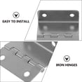 thumbnail image 3 of 10PCS 15mm Plate Four-hole Hinge Wooden Box Inside Outside Installation Hinge, 3 of 8