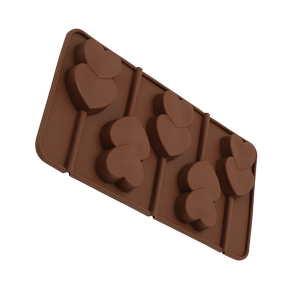LOLIPPYY DIY Chocolate Candy Cookie Decorating Mould Tray, Heart Shaped