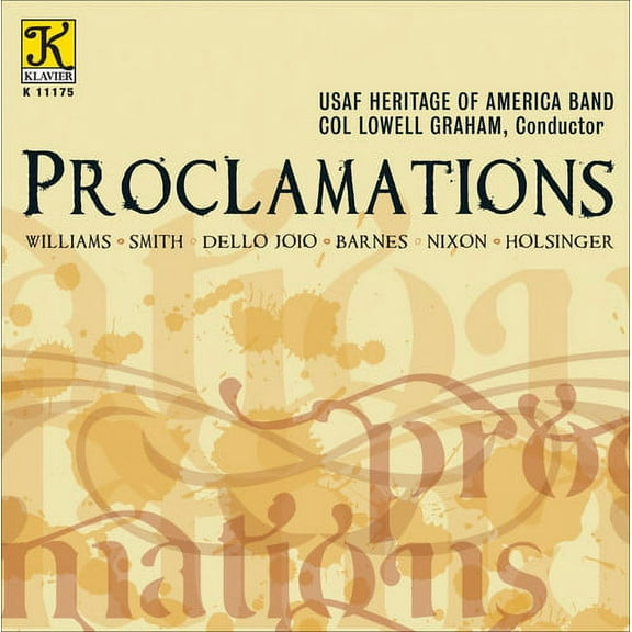 United States Air Force Heritage of America Band - Proclamations - Music & Performance - CD