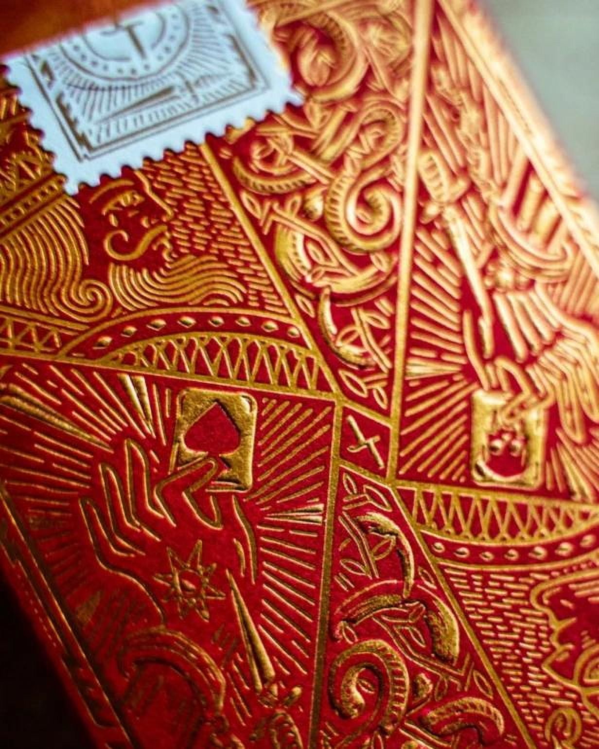 Blood Red Edition (V2 2019) Playing Cards by Joker and the Thief