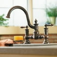 thumbnail image 3 of Moen S713 Waterhill High-Arc Kitchen Faucet - Wrought Iron, 3 of 7