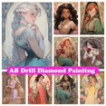 thumbnail image 2 of Disney Princess-pintura de diamantes 5D DIY AB, mosaico de dibujos animados, punto de cruz, bordado de diamantes de imitación completo, regalo para niños, 2 of 4