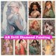 thumbnail image 2 of Disney Princess-pintura de diamantes 5D DIY AB, mosaico de dibujos animados, punto de cruz, bordado de diamantes de imitación completo, regalo para niños, 2 of 4