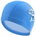 thumbnail image 3 of Swimming Cap for Children Waterproof Swimming Cap Ear Protection Fabric Hood Blue, 3 of 3