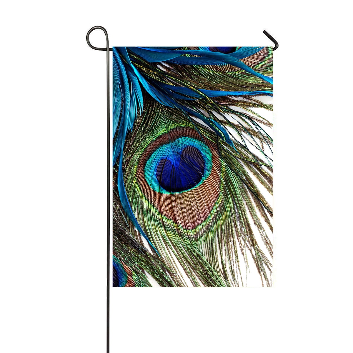 GCKG Peacock Garden Flag,Peacock Home Outdoor Garden Flag House Banner