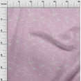 thumbnail image 3 of oneOone Cotton Cambric Light Pink Fabric Abstract Leaf Quilting Supplies Print Sewing Fabric By The Yard 42 Inch Wide, 3 of 4