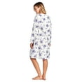 thumbnail image 4 of Casual Nights Women's Flannel Floral Long Sleeve Nightgown, 4 of 5