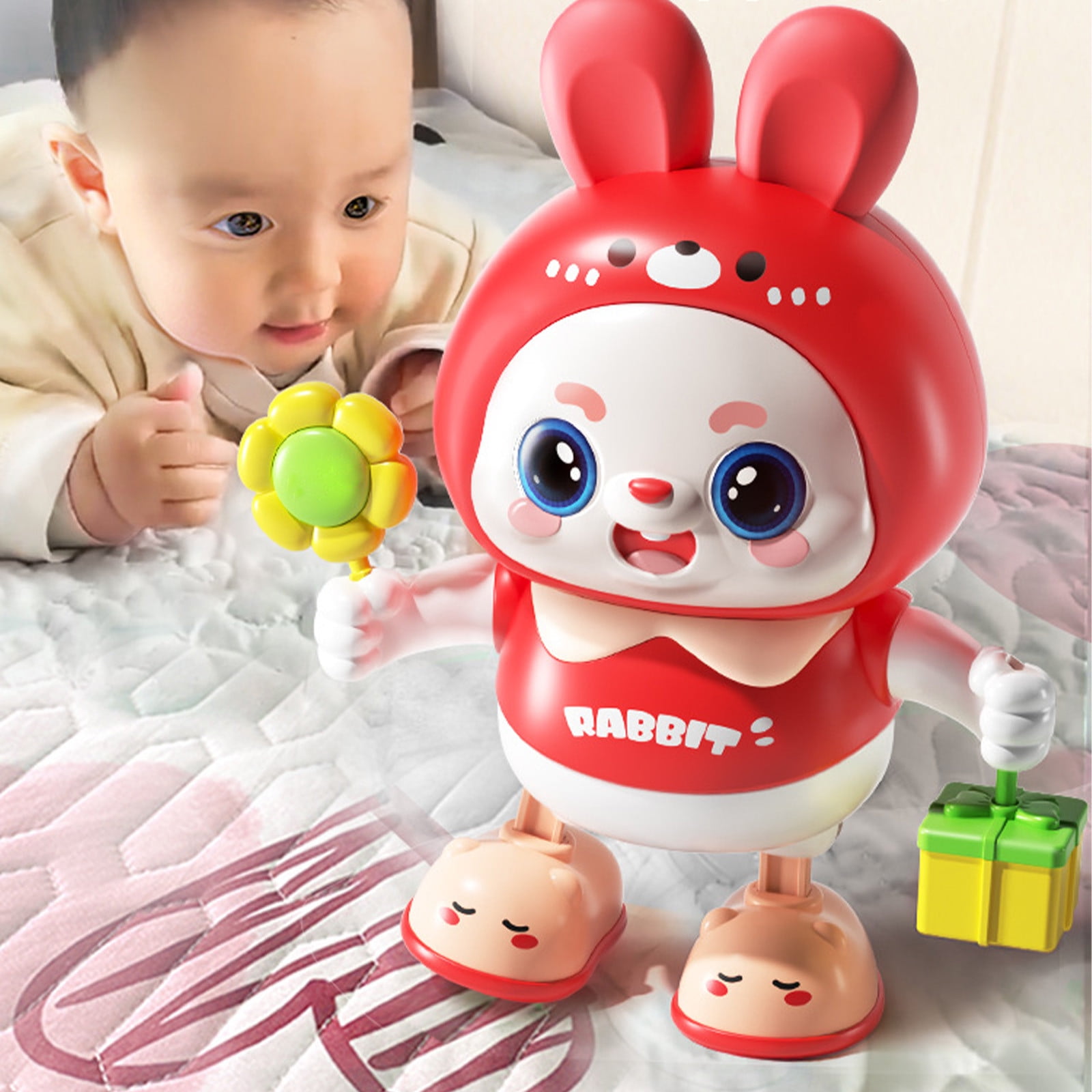 Electric Singing And Dancing Baby Looking Up To Practice 1 Year Old Baby Moving Toy 3 To 6 Months