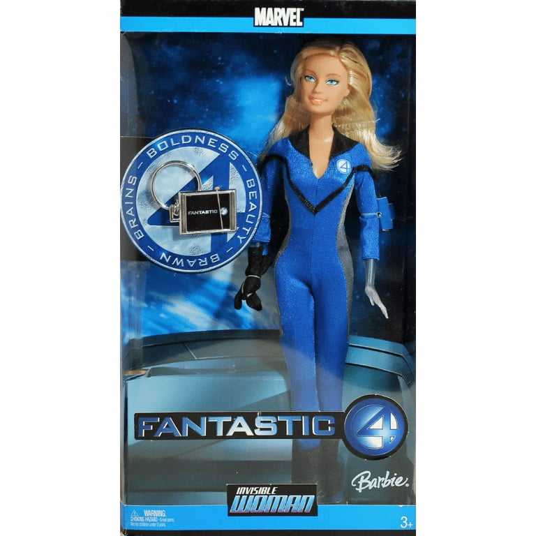 Marvel Fantastic 4 Barbie as Invisible Woman Doll 2005