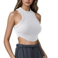 thumbnail image 1 of Lixiuxyad Cami Tank Tops Women's Tanks And For Everyday Wear Striped Ribbed Tank Top For Spring And Summer Perfect Pairing With Denim Jeans Comfortable And Easy To Clean, 1 of 5