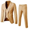 thumbnail image 2 of Alvivi Men Gentleman Outfit Set One-Button Blazer Vest Long Pants Suit 3Pcs S-3XL, 2 of 7