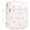 Pink, variant on 11.8 X 9.1 X 11.8 Inch Quilted Cotton Storage Cube with Zipper and Handle, Portable Organizer Tote for Books, Travel Essentials
