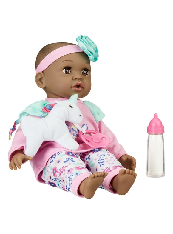 My Sweet Love Sweet Baby Doll Toy Set, African American, 4 Pieces