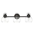 thumbnail image 2 of CHLOE Janice Contemporary 3 Light Rubbed Bronze Bath Vanity Fixture 26" Width, 2 of 7
