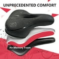 thumbnail image 3 of HUGEOAKS  Comfort Bike Seat for Women and Men,  Bicycle Seat , Bicycle Saddle, 3 of 7