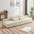 thumbnail image 6 of MAYEERTY 88" Modern Living Room Sectional, Wide Living Room Sectional, Stylish Chenille Triple Sectional with Extra 2 Pillows, Thickly Padded Seat and Back and Armrests for Apartment, Living Room, 6 of 6
