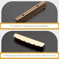 thumbnail image 3 of MasteelfCA Brass Stringed Instrument Bridge Nut Instrument Accessory Upper String Nut, 3 of 8