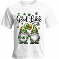 thumbnail image 1 of Mens T Shirts St. Patrick's Day Gnome Shamrock Short Sleeve Casual Men's Tee Tops Graphic T-Shirts for Teen Boys/Men, 1 of 8