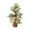 C, variant on BNNG Christmas Centerpiece Table Decorations Mini Artificial Christmas Potted Plants Arrangement with Red Berries Pinecones Poinsettia Holly for Home Desktop Farmhouse Party Decor