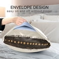 thumbnail image 4 of Yayeee Pillowcase Standard Size Set of 2 Satin Wrinkle Resistant Pillow Case, Beige Abstract Dots, 4 of 8