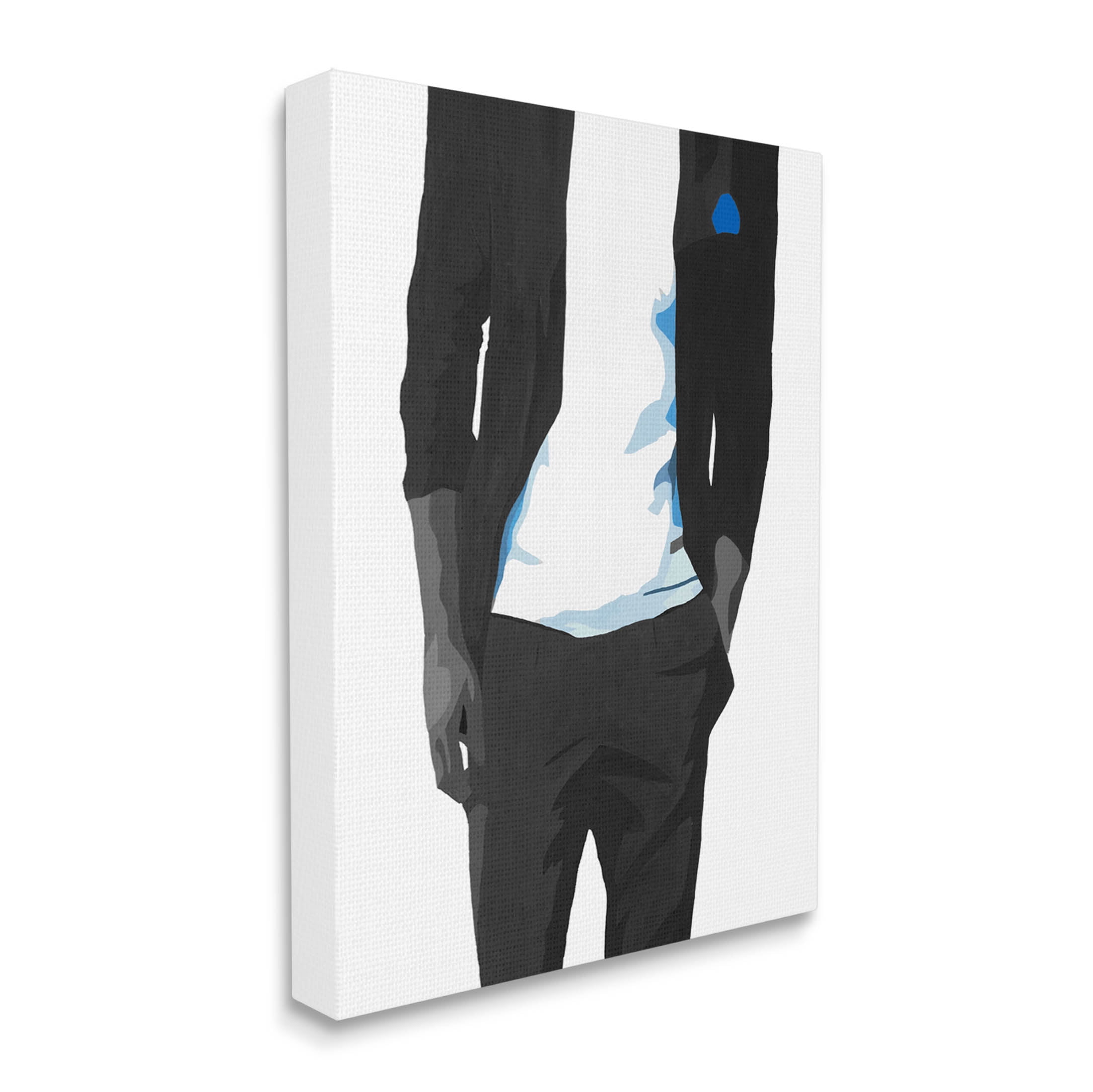 Stupell Industries Modern Chic Dressed Man Graphic Art Gallery Wrapped Canvas Print Wall Art, Design by Beth Ann Lawson