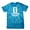 Blue Tie Dye, variant on I Pooped Today T-shirt Funny Humorous Comic Stick Figure Sign Happy Short Sleeve Tee Shirt-Antiquecherry-
