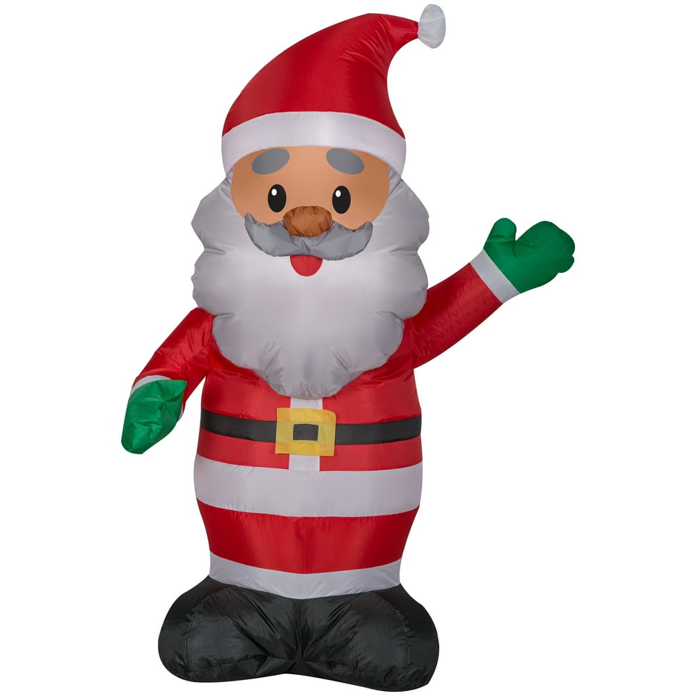 Holiday Time 4ft Santa by Gemmy Industries - Walmart.com - Walmart.com