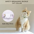 thumbnail image 3 of Airtag Cat Collar, Floral Cat Collars with Airtag Holder, Breakaway Air Tag Cat Collar with Bell and Safety Buckle, Adjustable Airtag Collar for Girl Boy Cats Puppy Fit Necks: 8.6‘‘-13.4‘‘, 3 of 5