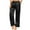 Black, variant on Loopsun Womens Pants, Casual Pants for Women, Women's Solid Elastic Waist Pockets Long Pants Black L