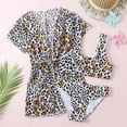 thumbnail image 2 of Fesfesfes Teen Girls Bikini Sets with Cover-ups Bathing Suits Floral Printed Swimsuits Big Girls Swimdress Pool Beachwear Swimwear Spring Saving, 2 of 5