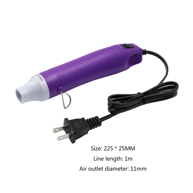 Herramienta de calor de bricolaje con equipo de calor eléctrico para sello de goma (púrpura EE. UU.) Likrtyny Para estrenar
