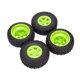 thumbnail image 3 of 4 llantas y llantas de rueda para camión de terreno de 1/10 Rc Traxxas Slash, verde Afortunado Sencillez, 3 of 4