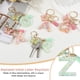 thumbnail image 4 of Llavero inicial de alfabeto Uxcell, llaveros lindos de resina con colgante de mariposa y letra Z, 4 of 7