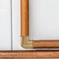 thumbnail image 3 of MasteelfCA 1 Set 2Pcs Thickened 90 Degree Water Pipe Connectors Fittings (Golden), 3 of 7