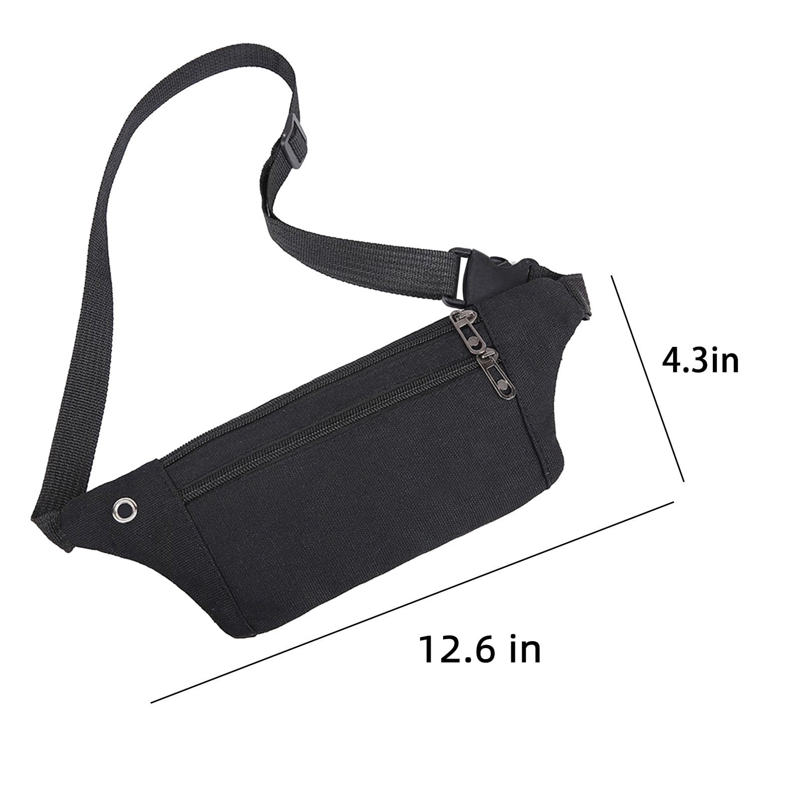 Hebetag Leather Waist Pack Fanny Bag for Men Women Outdoor Travel Sports  Running Walking Hiking Hip Bum Belt Slim Cell Phone Purse Casual Waist  Wallet