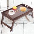 thumbnail image 1 of Hbdhejl Mini Folding Table Multifunctional Household Bedroom Bed Wooden Tray Computer Solid Wood Table, 1 of 6