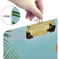 thumbnail image 4 of 12.5"x9" Beach Flamingo Clipboards, Standard A4 Letter Size Nursing Clipboard with Low Profile Metal Clip Decorative Clip Board for Office Supplies,Silver, 4 of 7