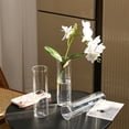 thumbnail image 2 of Selrti Plastic Clear Cylinder Vase, Modern Flower Arrangement Vase, Transparent Table Centrepiece Vase for Home, Dinner Party and Wedding Decor, 2 of 7