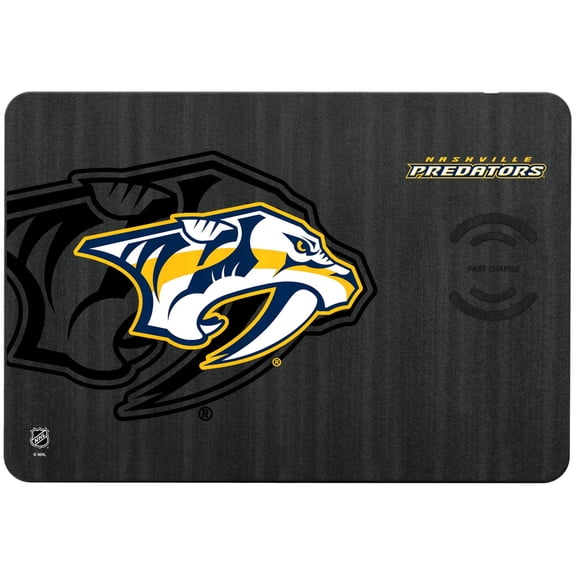 Keyscaper Nashville Predators 15W Fast Wireless Charger and Mouse Pad