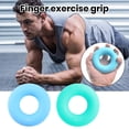 thumbnail image 2 of 9CM Grip Strength Trainer Ring Anti-slip Forearm Finger Training Silicone Ring Hand Grip Strengthener Workout Tools Portable Hand Exercise Equipment, 2 of 6
