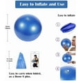 thumbnail image 3 of baomifa-Mini Exercise Ball 9Inch Samll Bender Ball for Stability Barre Pilates Yoga Core Training and Physical Therapy Exercise Equipment for Back Inner Thigh and Balanced Body (2 Pack), 3 of 4