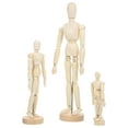 thumbnail image 1 of QUMIIRITY 3Pcs Jointed Puppet For Sketching Model For Artists And Photographers, 1 of 5